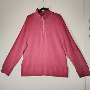 Martin+OSA men's turtleneck sweatshirt, ½ zip, 100% cotton Winter sz XL.